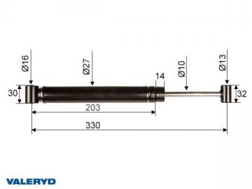Амортизатор к МТН AL-KO 251G 251 VB арт.2380022, Швеция